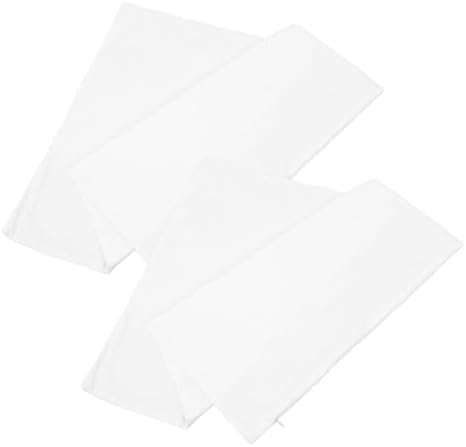 2pcs Solid Color Pillowcase with Zipper Closure