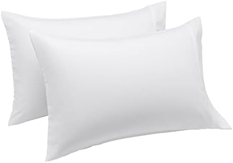 Amazon Basics Microfiber Pillowcases 20 Pack 30 x 20 Standard Bright White