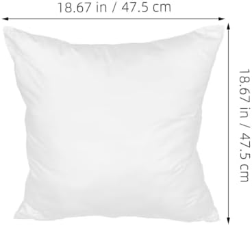 FUNOMOCYA Zipper Pillow Protector for Euro Shams and Cushion Inserts