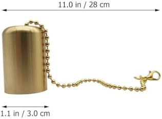 Veemoon 2Pcs Brass Candle Snuffer with Chain 1