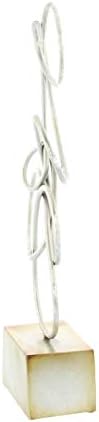 Deco 79 Metal Abstract Sculpture Swirl Home Decor Statue