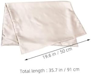 ERINGOGO Pillow Cover Ice Silk Design Soft for Skin and Hair