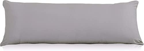 Safhome Grey Cooling Body Pillowcase with Zipper