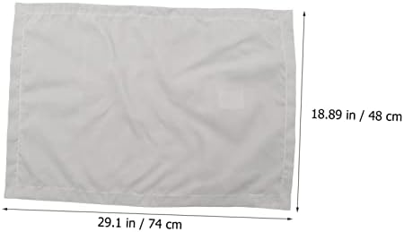 STOBAZA 2pcs Solid Flannel Pillow Cases