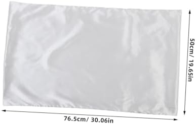 Cabilock Imitation Silk Pillowcase Queen Size Cooling Breathable Light Grey