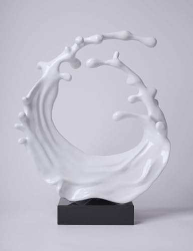 Abstract Sea Wave Decor Sculpture Table Centerpiece