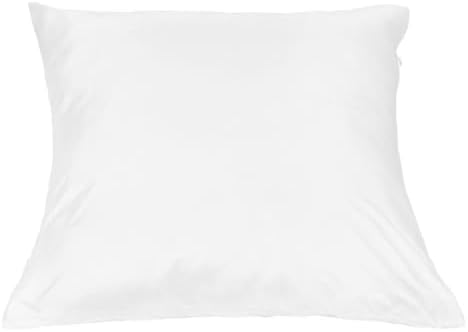 FUNOMOCYA Zipper Pillow Protector for Euro Shams and Cushion Inserts