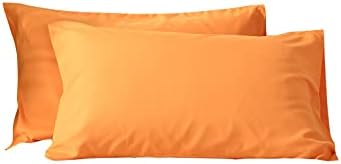 EVOLIVE Ultra Soft Microfiber Pillowcases Set of 2 20x30 Orange