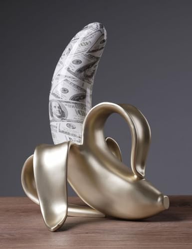NENBOLEC Abstract Banana Sculpture Decor Statue