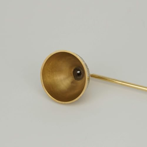 Brass Candle Snuffer with Wooden Handle - Home Altar Decoration