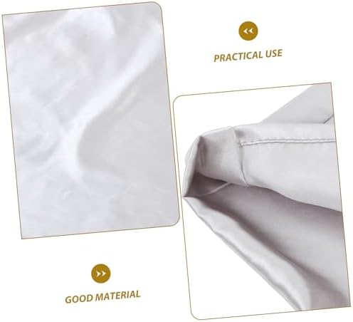 IMIKEYA Cooling Grey Silk Pillowcase with Envelope Closure 1