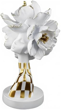 African Lady Statue for Home Decor 11 Resin Sculpture