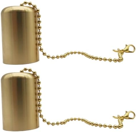 Veemoon 2Pcs Brass Candle Snuffer with Chain 1