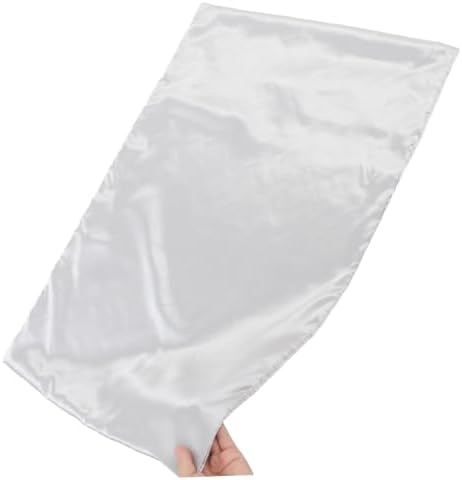 Cabilock Imitation Silk Pillowcase Queen Size Cooling Breathable Light Grey
