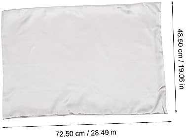 2pcs Solid Color Breathable Polyester Zipper Pillowcases