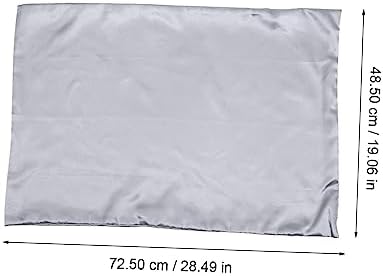 VALICLUD 2Pcs Deep Grey Zipped Pillow Covers for Comfortable Sleep
