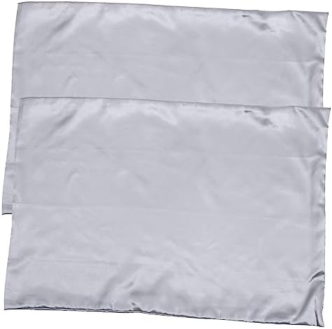 KICHOUSE 2pcs Zippered Polyester Pillowcases Soft Comfortable Decorative Elegant