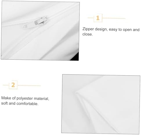 Zerodeko 4Pcs Waterproof Pillow Covers for Standard Cushions