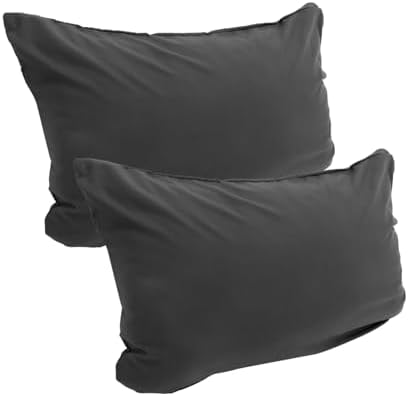 2pcs Brushed Pillowcases for Bed Decor and Couch