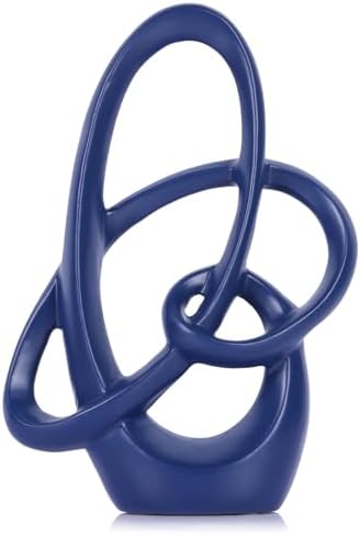 XIYOUQI Blue Abstract Resin Sculpture 11 Modern Home Decor