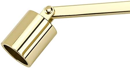 Yoption Candle Wick Snuffer - Gold Stainless Steel with Long Handle
