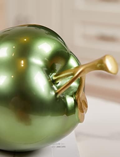 NENBOLEC Apple Sculpture Modern Polyresin Decor Statue