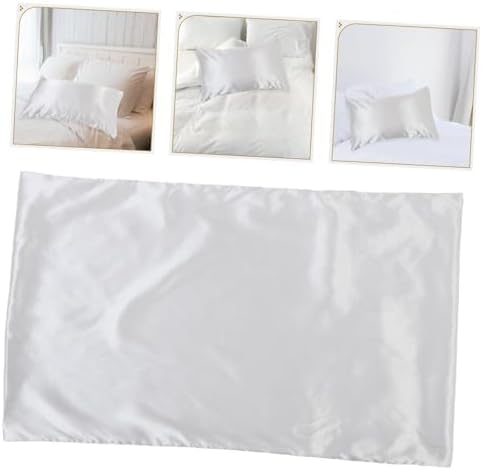 EPIGEIST Simulated Silk Pillowcases Cooling Breathable Imitation Silk Pillow Covers with Envelope Closure