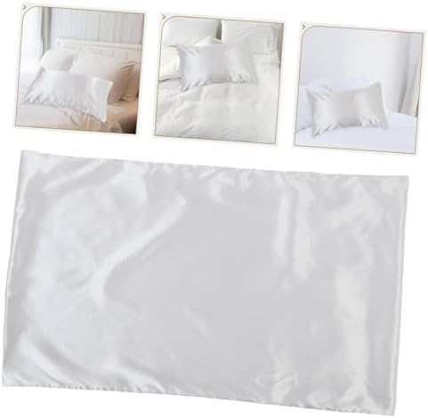 Cabilock Imitation Silk Pillowcase Queen Size Cooling Breathable Light Grey
