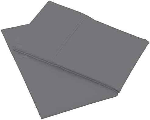 TBM Grey Queen Oversize Pillowcase 100 Egyptian Cotton 600 Thread Count