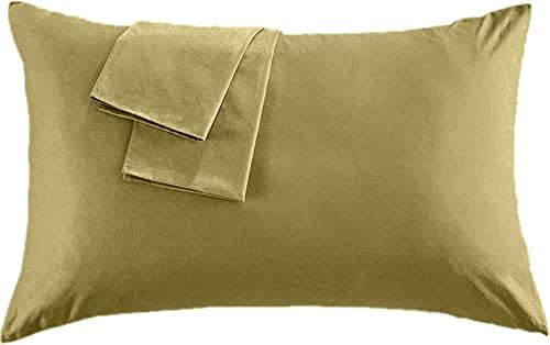 600 TC Ultra Soft Egyptian Cotton Pillowcase Set of 2 Taupe