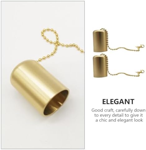 Veemoon 2Pcs Brass Candle Snuffer with Chain 1