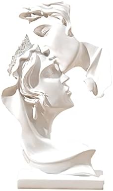 Couples Kiss Abstract Art Sculpture Romantic Resin Statue Decoration