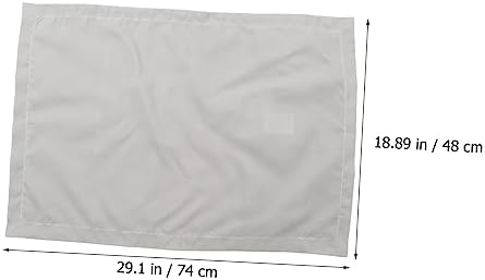 WHAMVOX 2PCS Washable Pillowcases Soft Breathable Dust-Resistant Gray Covers