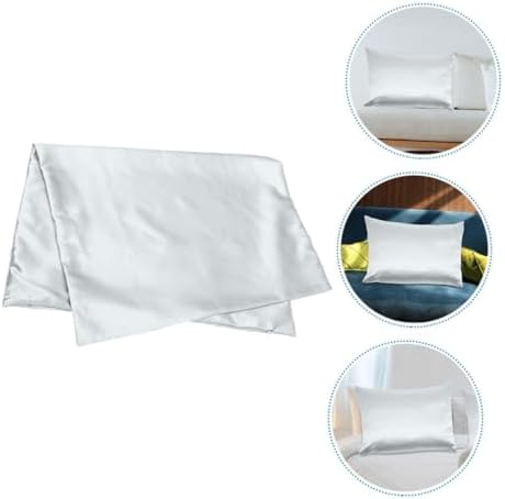 Cooling Satin Pillowcase Set with Zipper Closure