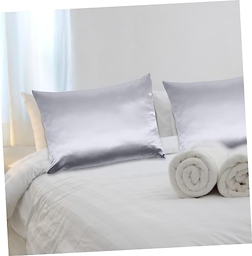 BESTOYARD Cooling Zippered Pillowcases 2pcs Soft Polyester