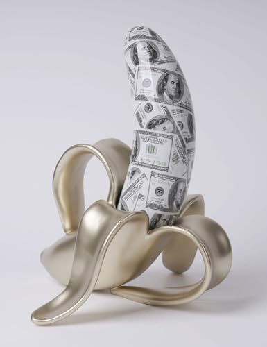 NENBOLEC Abstract Banana Sculpture Decor Statue