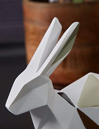 HAUCOZE Geometric Rabbit Statue 61inch Home Decor
