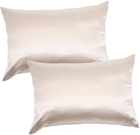 Levemolo 2pcs Zippered Polyester Pillowcases 1