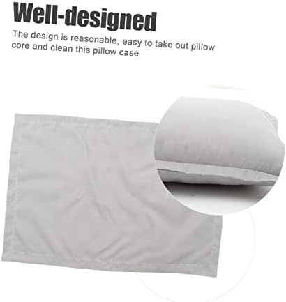 ERINGOGO Breathable Pillow Case Covers 2pcs Zipper Linen Pillowcases for Hotel Bedding