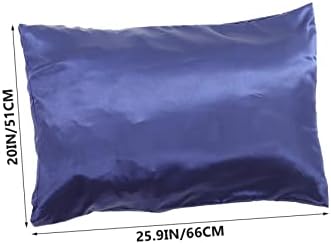 Ciieeo 2pcs Satin Silk Pillowcases - Wrinkle Resistant