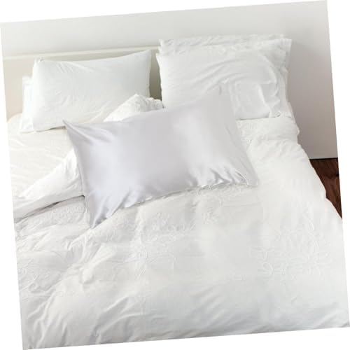 Garneck Cooling Pillowcases Light Grey Soft Breathable 1