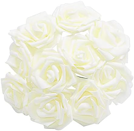NevStp Artificial Foam Rose Flowers 30Pcs