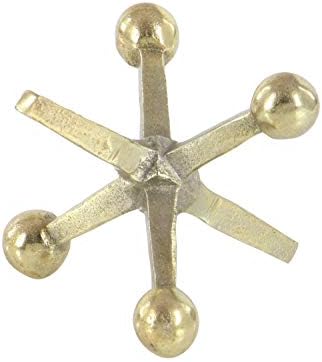 Deco 79 Gold Aluminum Jack Sculptures Set of 2