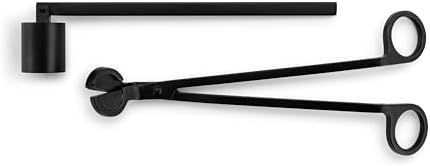 DEMDACO 7 Inch Black Candle Snuffer and Trimmer Set 1