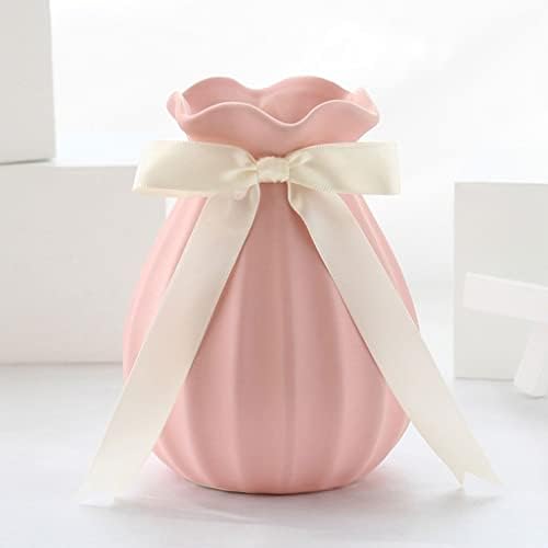 Lifelike Artificial Flowers with Ceramic Vase Set 1
