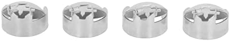 Automatic Candle Snuffers 4pcs Stainless Steel Silver
