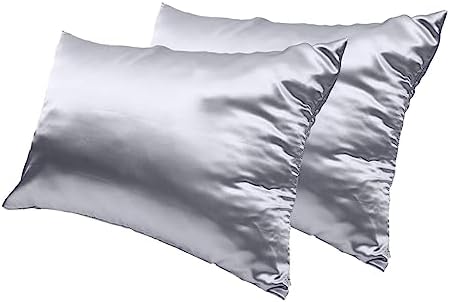 BESTOYARD Cooling Zippered Pillowcases 2pcs Soft Polyester
