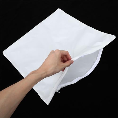 FUNOMOCYA Zipper Pillow Protector for Euro Shams and Cushion Inserts