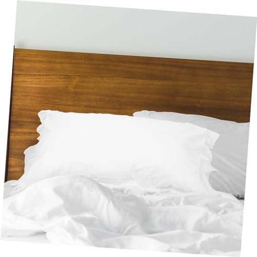 SEWOART 1 Pair Breathable Cotton Ruffled Pillow Cases with Lace Trim