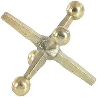 Deco 79 Gold Aluminum Jack Sculptures Set of 2